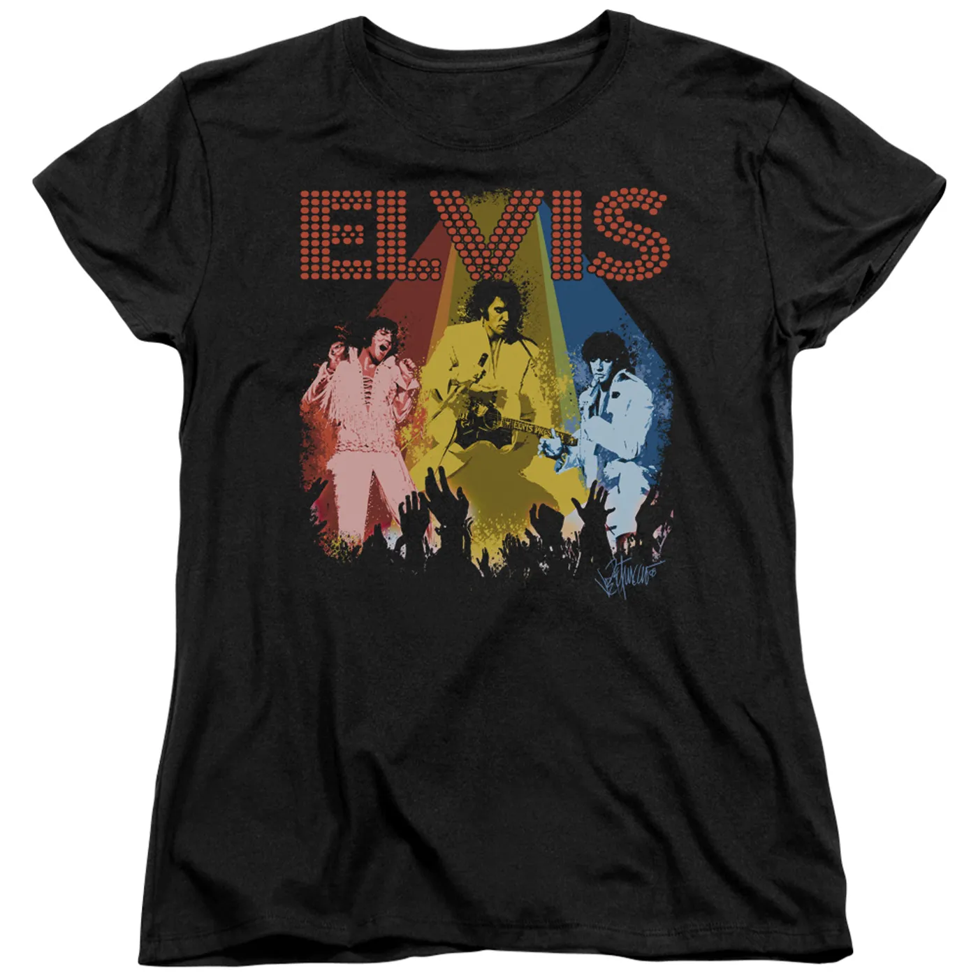 Elvis Presley Women's Shirt | VEGAS REMEMBERED Ladies Tee