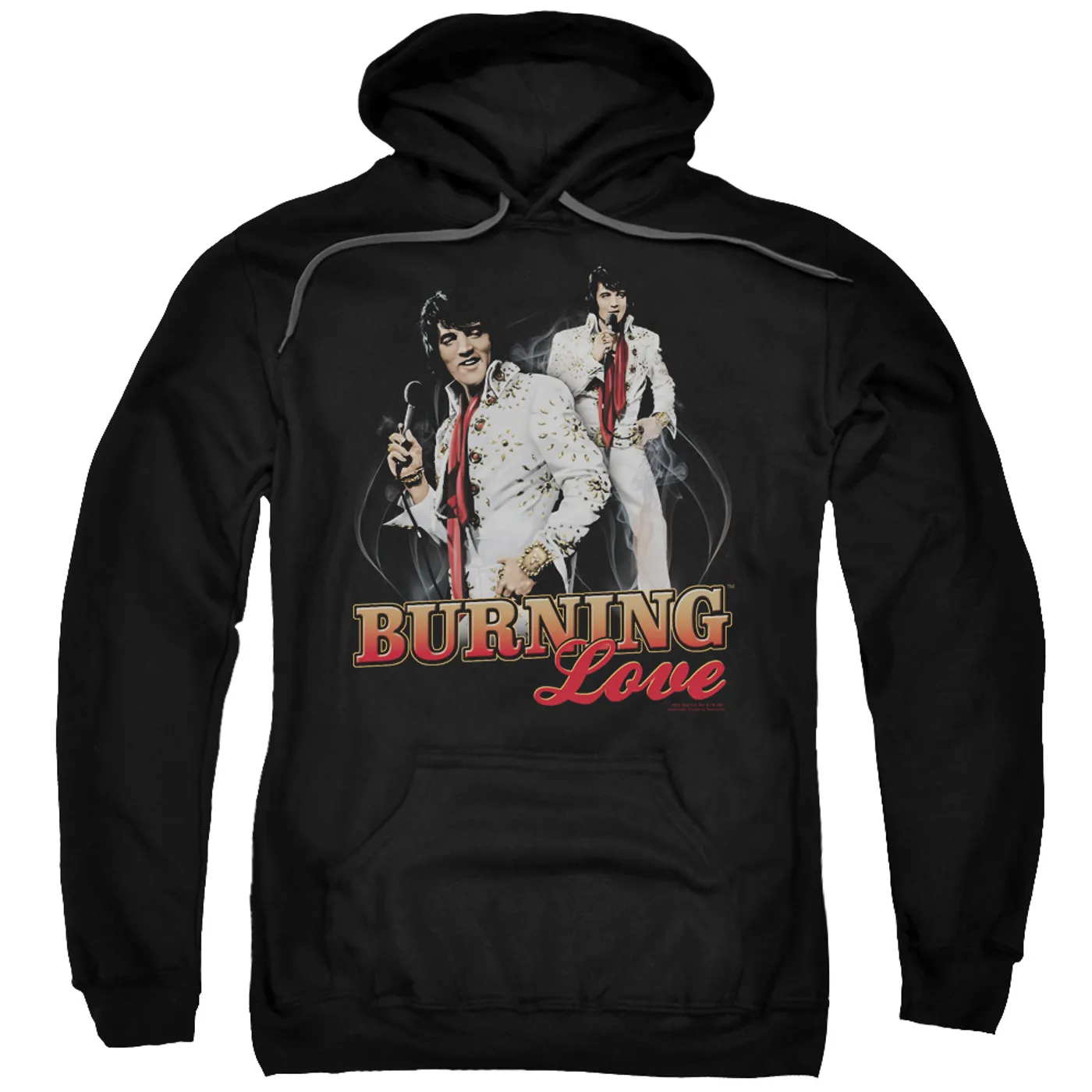 Elvis Presley Hoodie | BURNING LOVE Pull-Over Sweatshirt