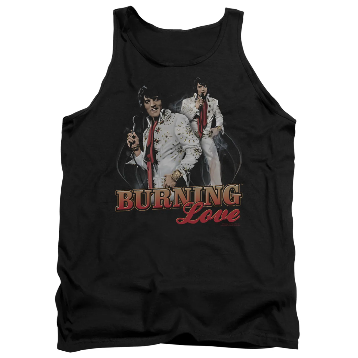 Elvis Presley Tank Top | BURNING LOVE Sleeveless Shirt