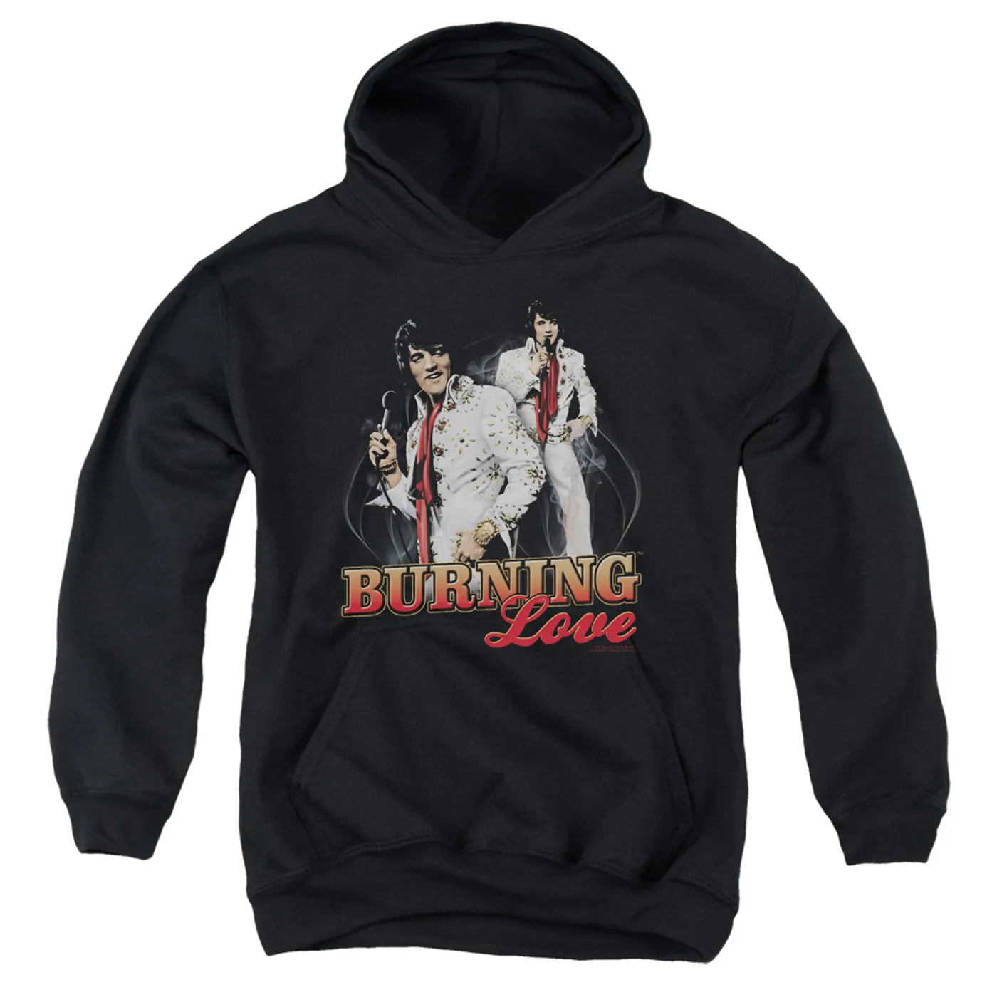 Elvis Presley Youth Hoodie | BURNING LOVE Pull-Over Sweatshirt