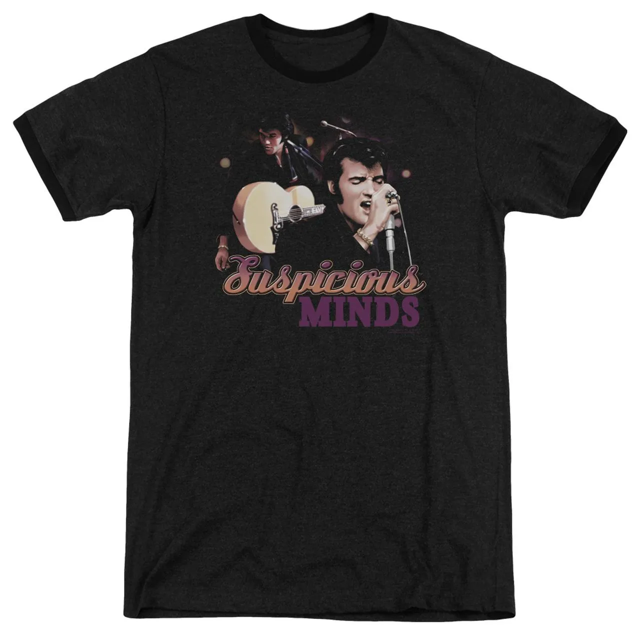 Shirt | SUSPICIOUS MINDS Premium Ringer Tee
