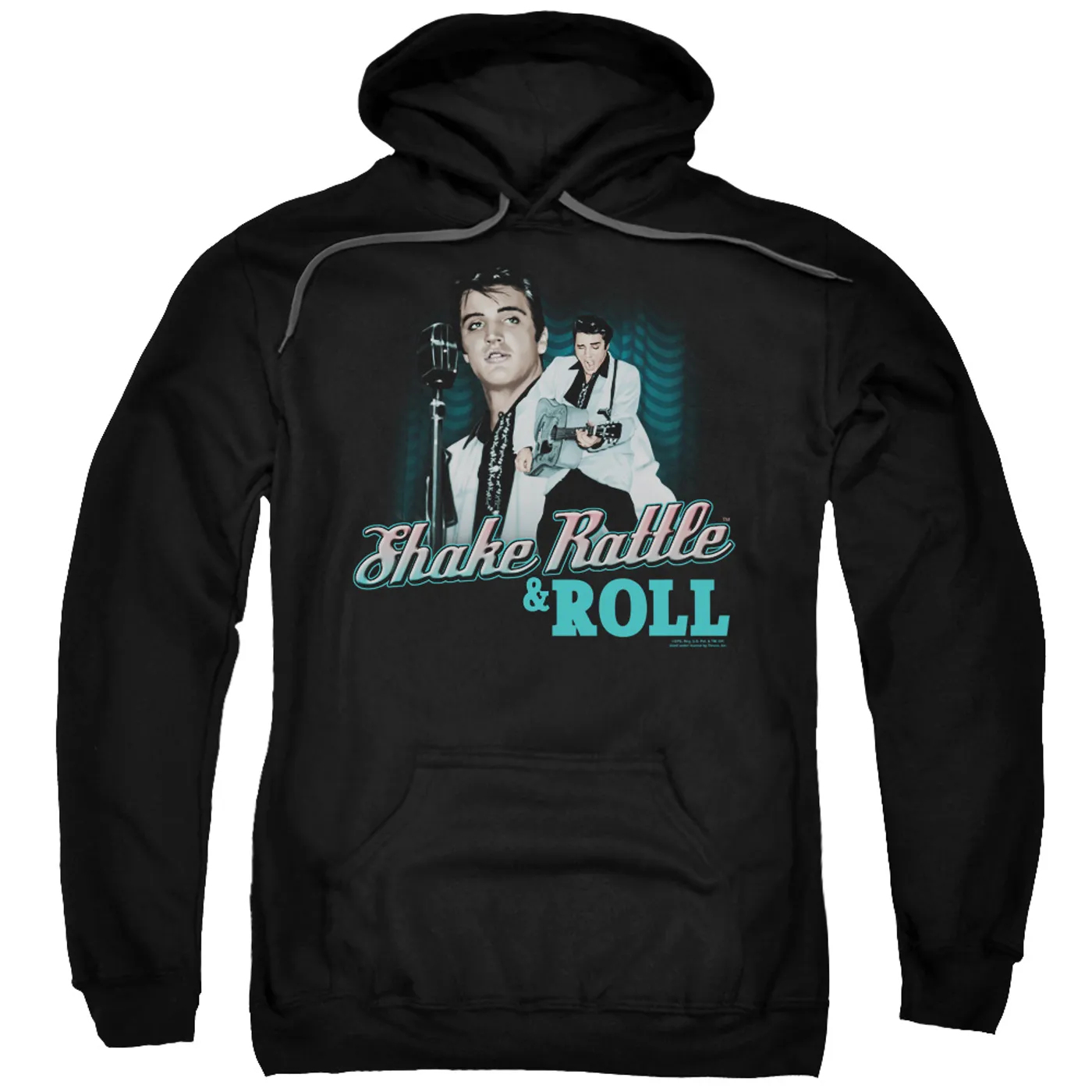 Elvis Presley Hoodie | SHAKE RATTLE & ROLL Pull-Over Sweatshirt