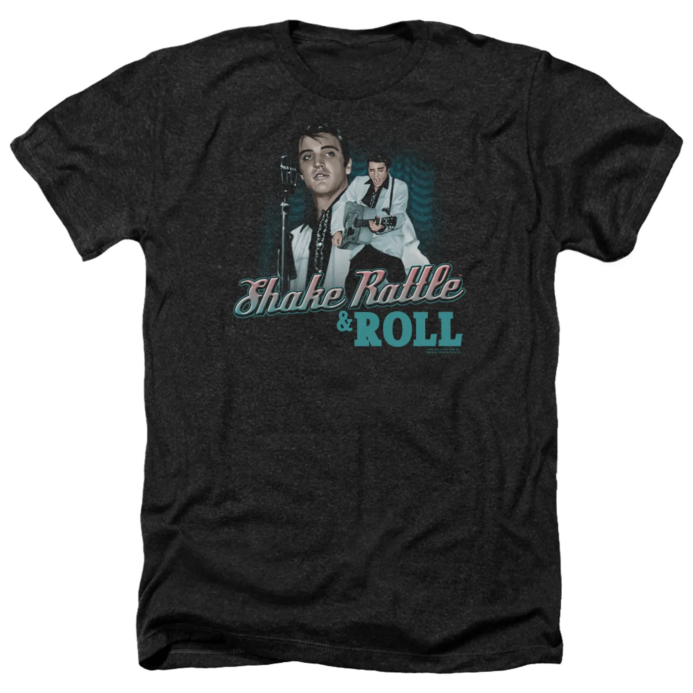 Elvis Presley Tee | SHAKE RATTLE & ROLL Premium T Shirt