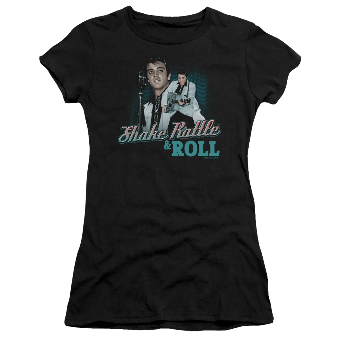 Elvis Presley Juniors Shirt | SHAKE RATTLE & ROLL Juniors T Shirt