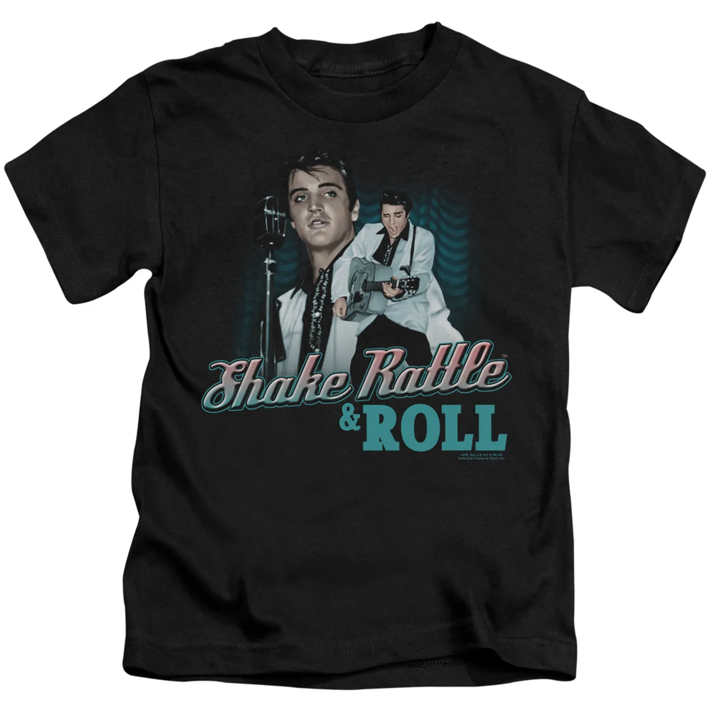 Elvis Presley Kids T Shirt | SHAKE RATTLE & ROLL Kids Tee
