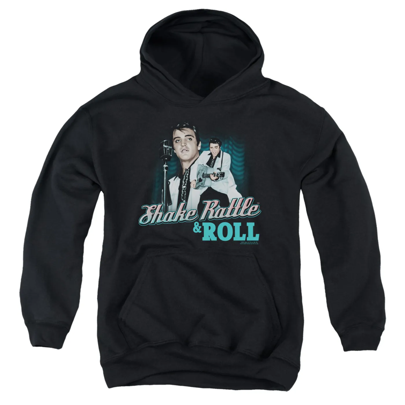 Elvis Presley Youth Hoodie | SHAKE RATTLE & ROLL Pull-Over Sweatshirt
