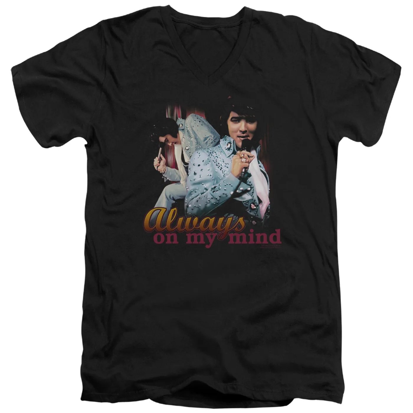 Elvis Presley T Shirt (Slim Fit) | ALWAYS ON MY MIND Slim-fit Tee