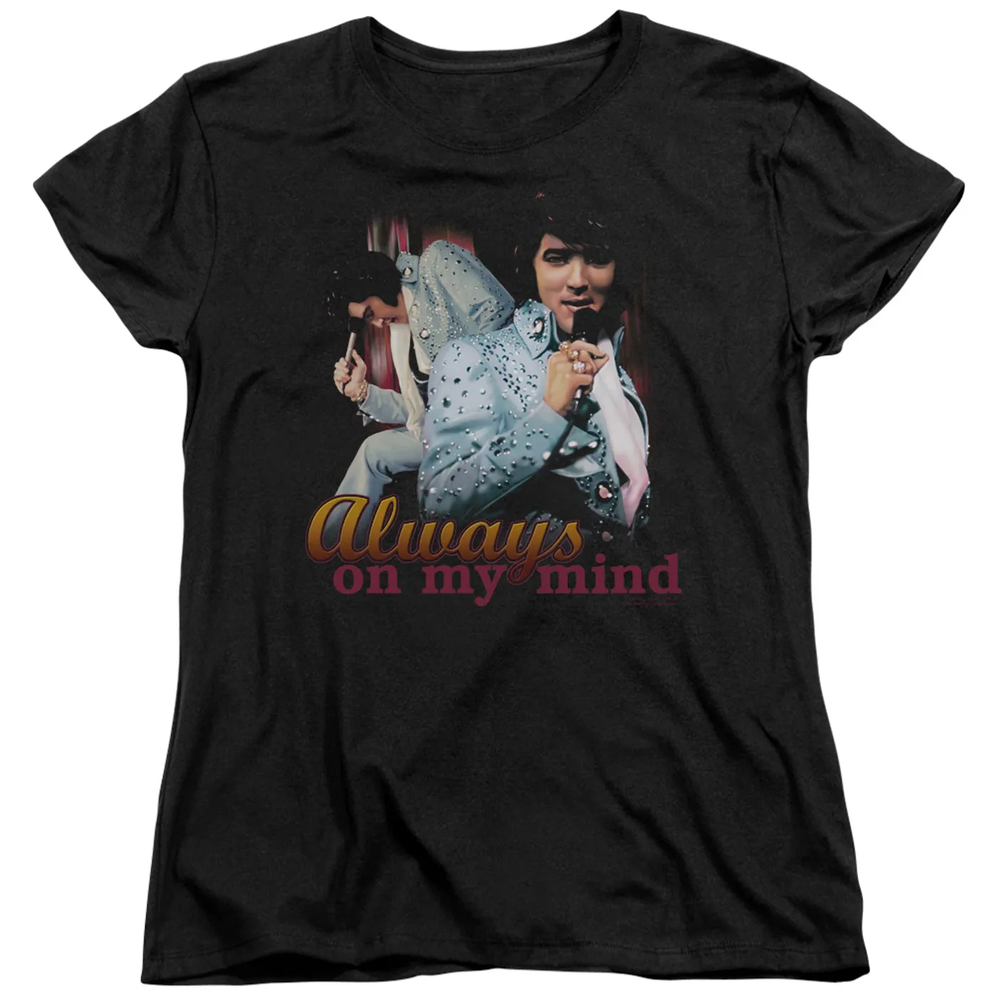 Elvis Presley Women's Shirt | ALWAYS ON MY MIND Ladies Tee