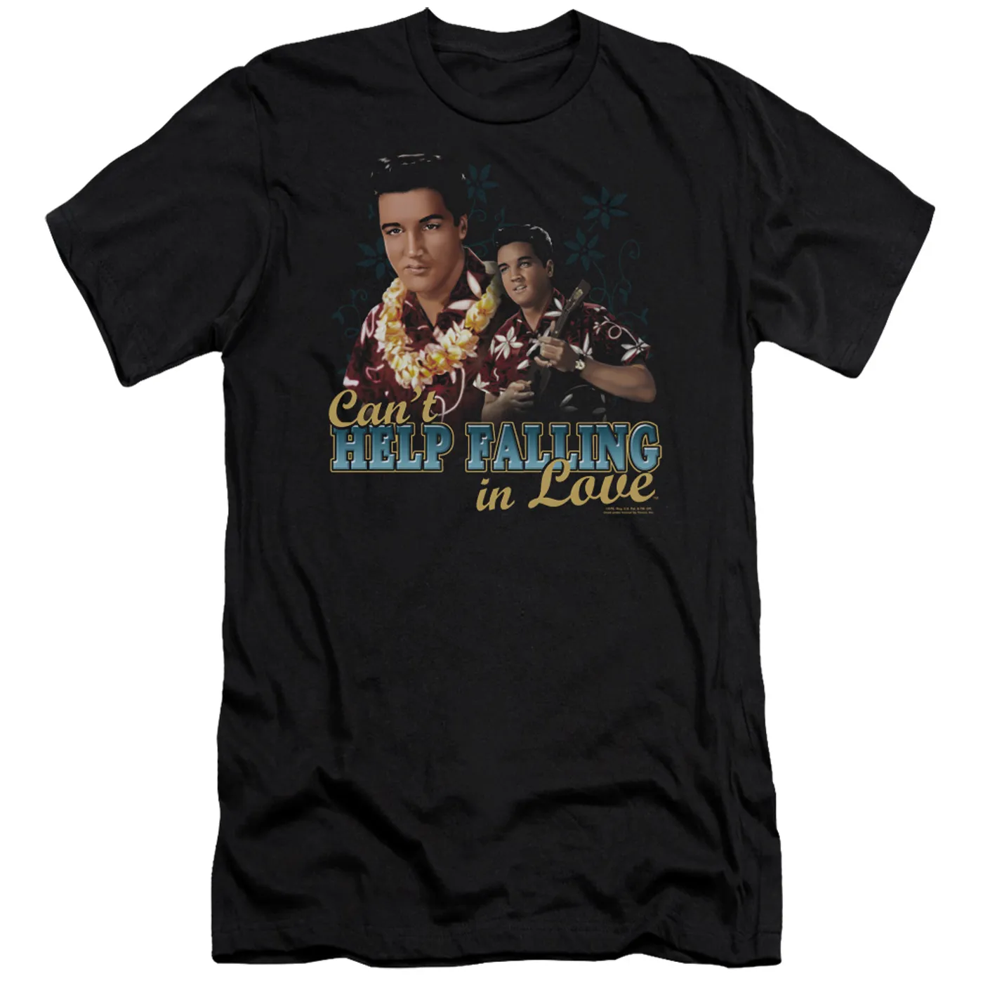 Elvis Presley Slim-Fit Shirt | CAN'T HELP FALLING Slim-Fit Tee