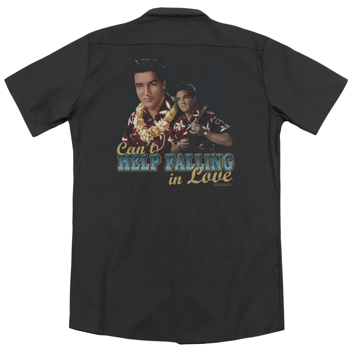 Elvis Presley CAN'T HELP FALLING (BACK PRINT)