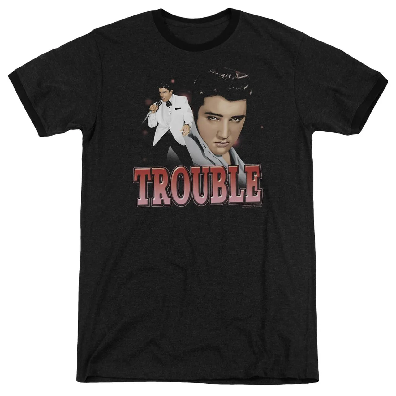Shirt | TROUBLE Premium Ringer Tee