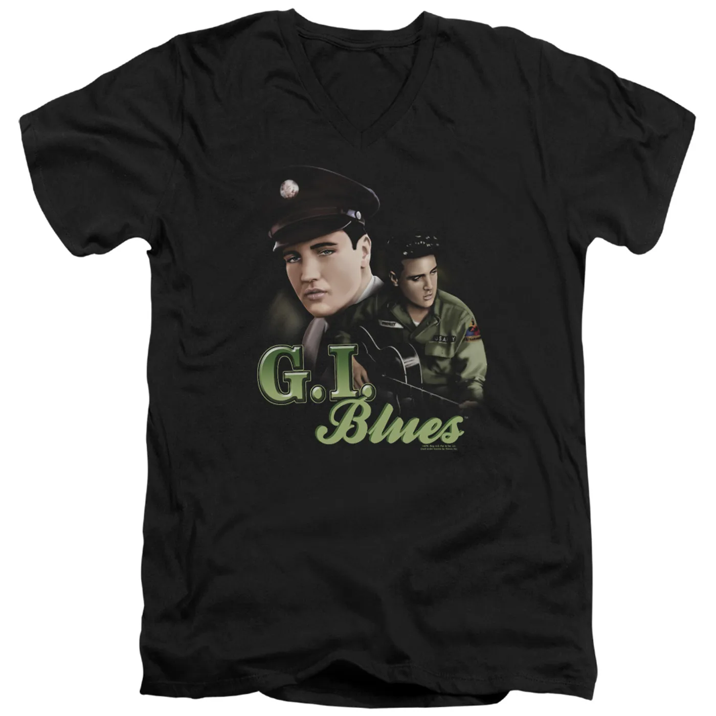 Elvis Presley T Shirt (Slim Fit) | G I BLUES Slim-fit Tee