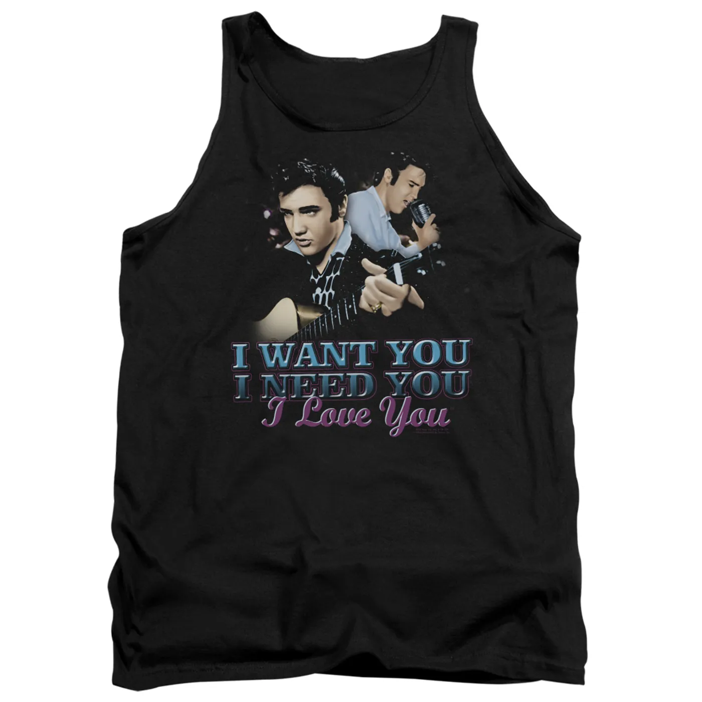 Elvis Presley Tank Top | I WANT YOU Sleeveless Shirt