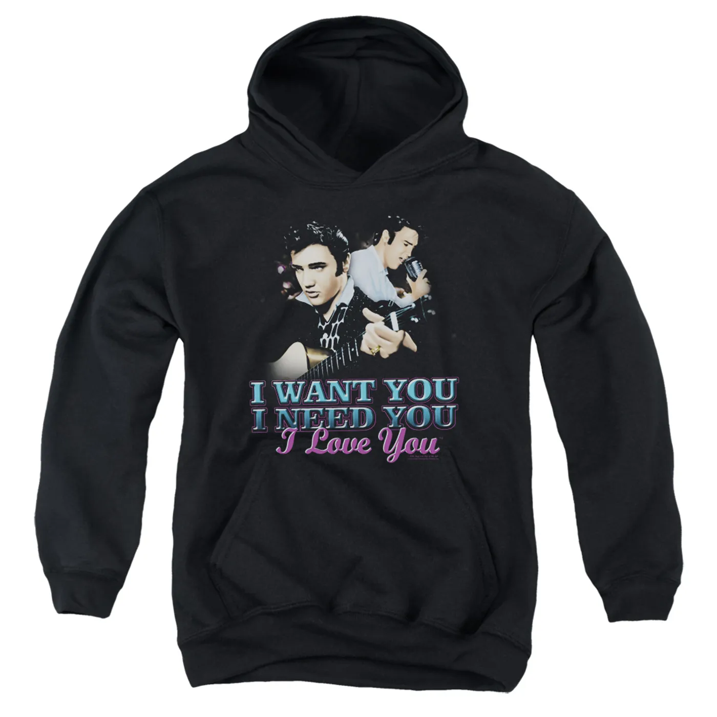 Elvis Presley Youth Hoodie | I WANT YOU Pull-Over Sweatshirt