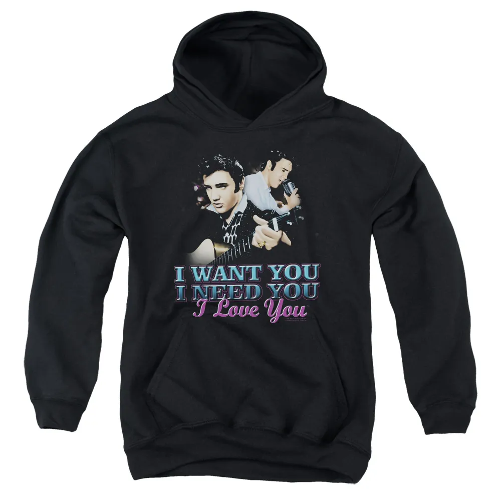 Youth Hoodie | I WANT YOU Pull-Over Sweatshirt