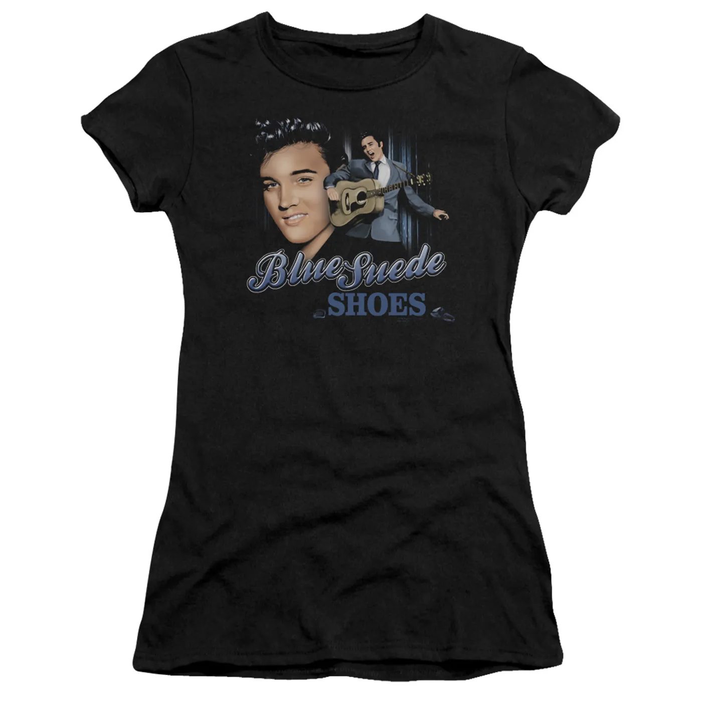 Elvis Presley Juniors Shirt | BLUE SUEDE SHOES Juniors T Shirt