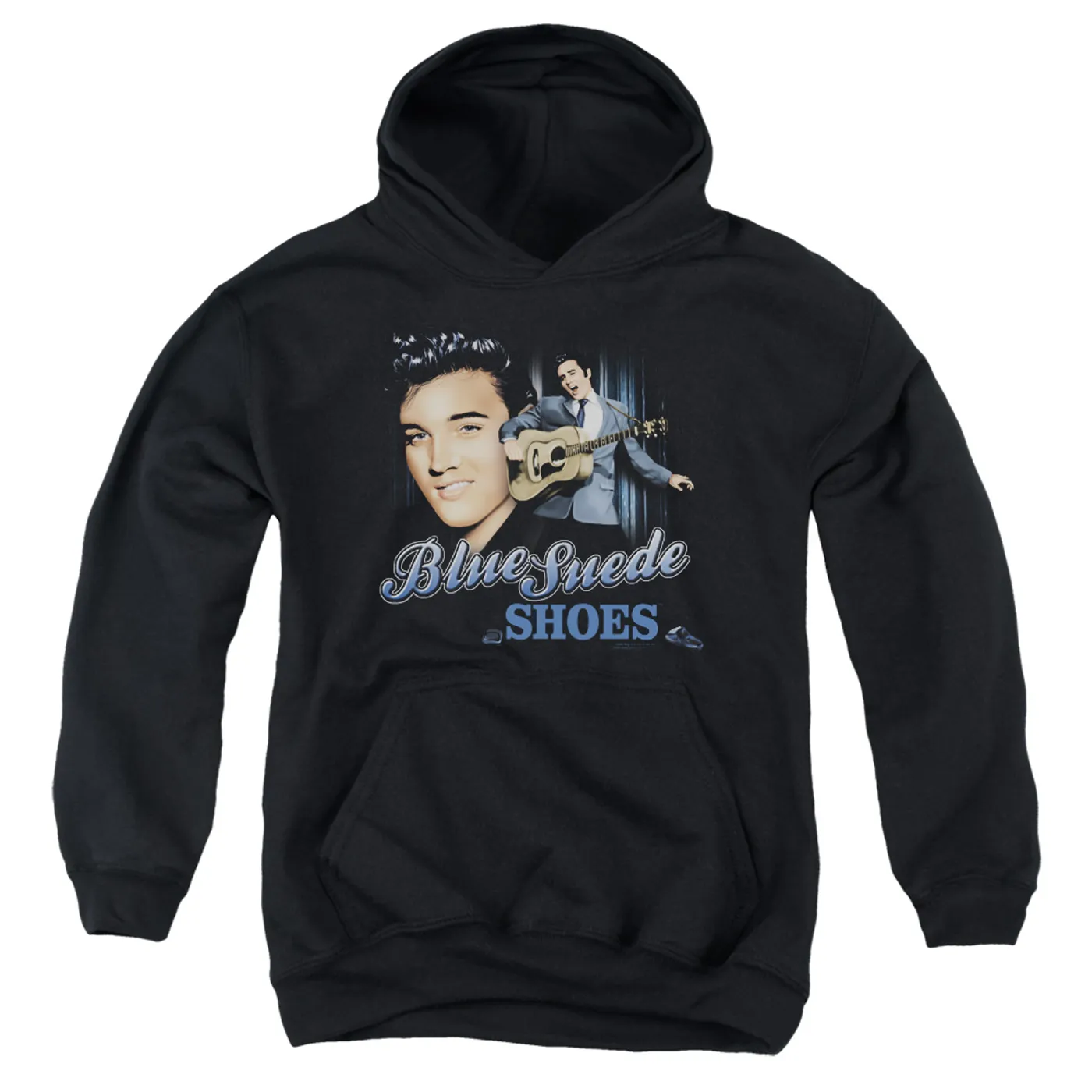 Elvis Presley Youth Hoodie | BLUE SUEDE SHOES Pull-Over Sweatshirt