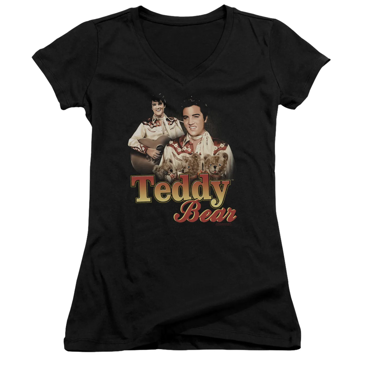 Elvis Presley Junior's V-Neck Shirt | TEDDY BEAR Junior's Tee