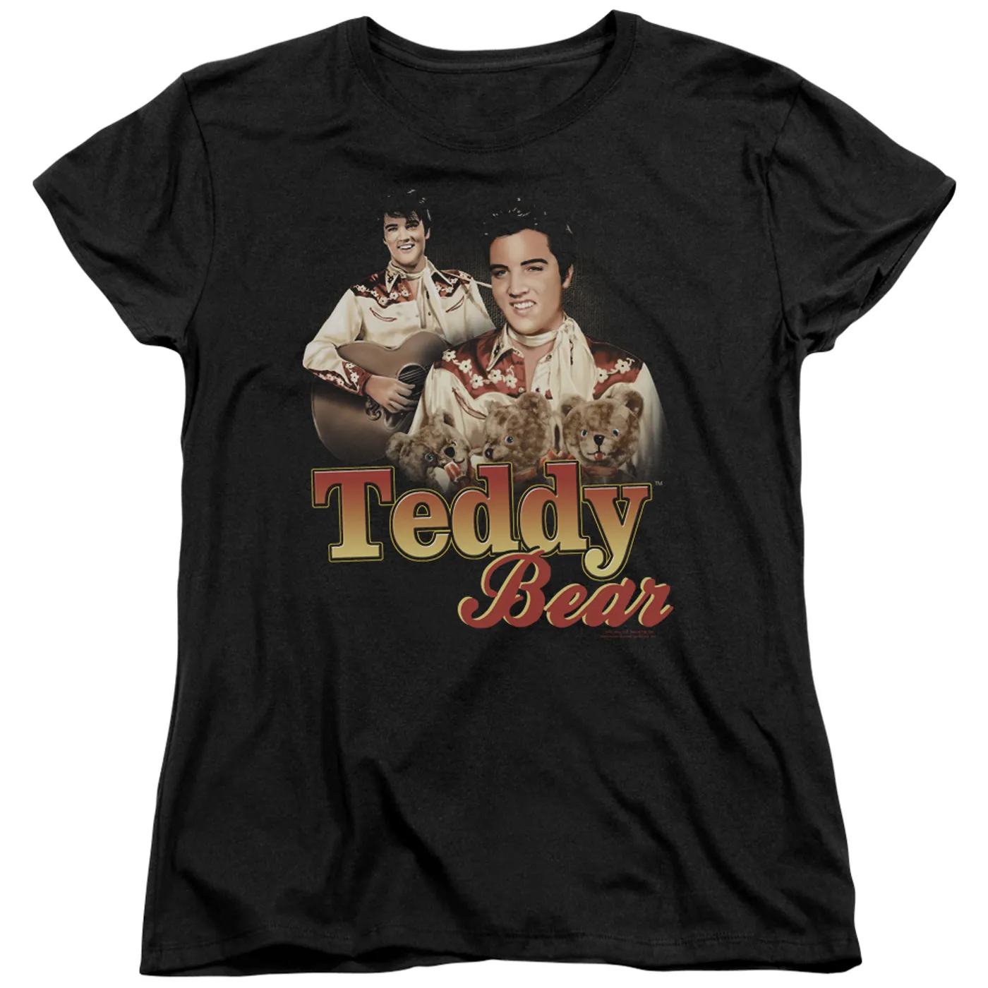 Elvis Presley Women's Shirt | TEDDY BEAR Ladies Tee