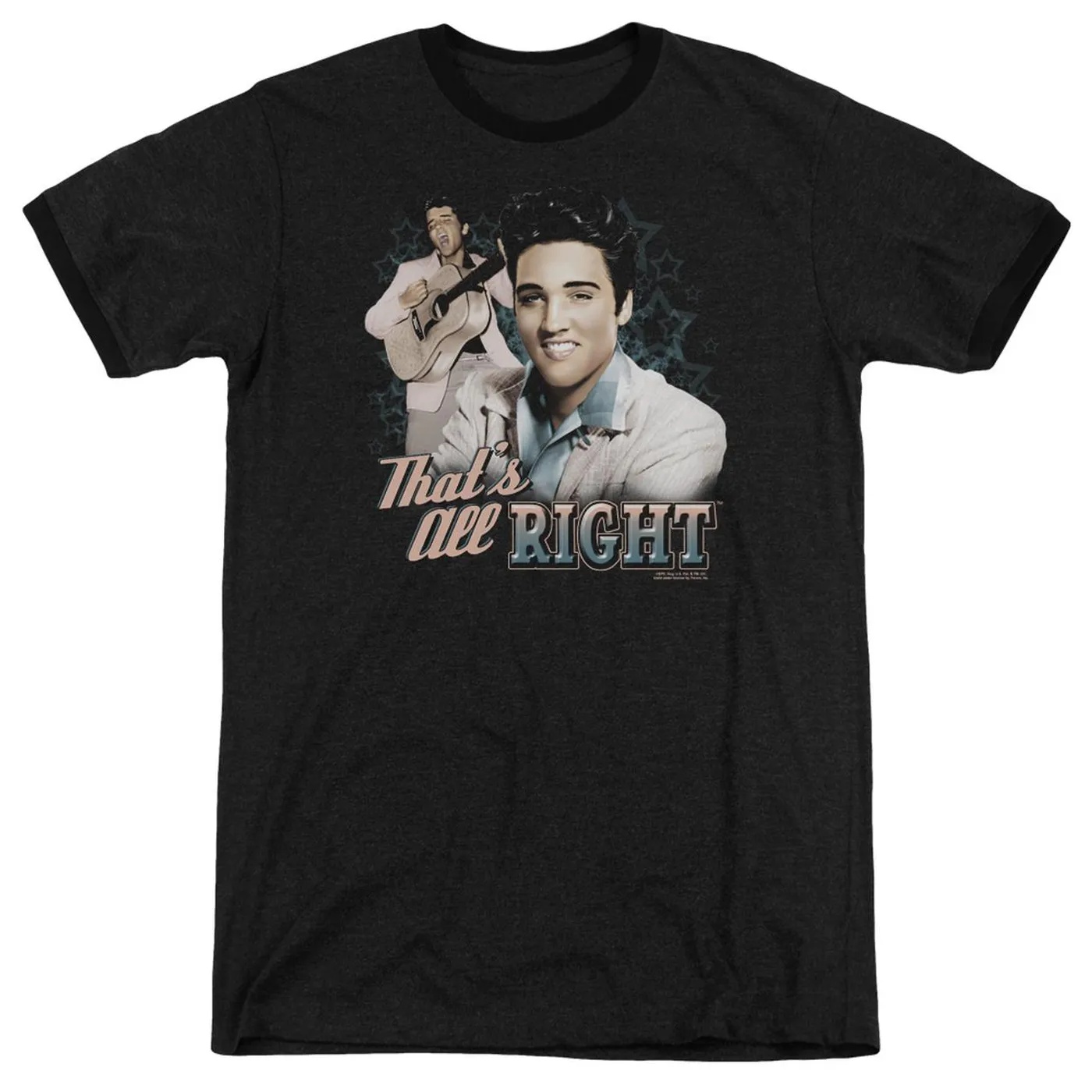 Elvis Presley Shirt | THAT'S ALL RIGHT Premium Ringer Tee