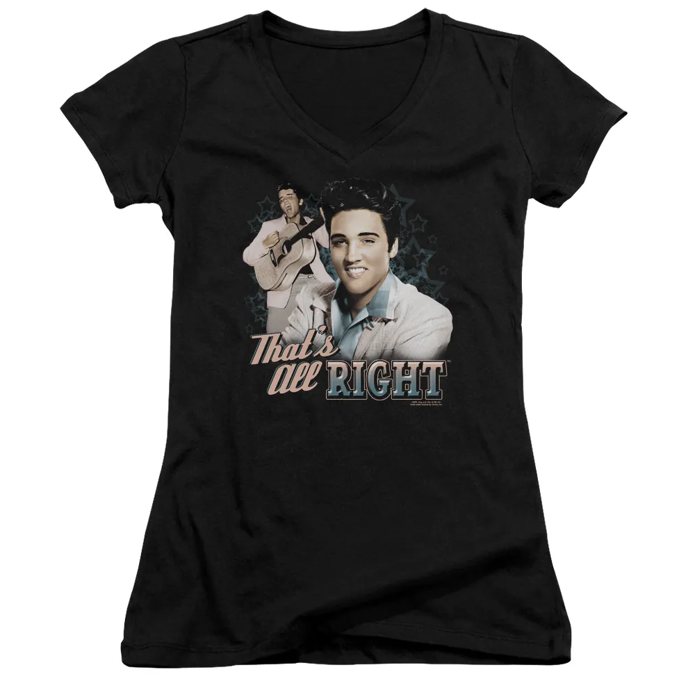 Junior's V-Neck Shirt | THAT'S ALL RIGHT Junior's Tee