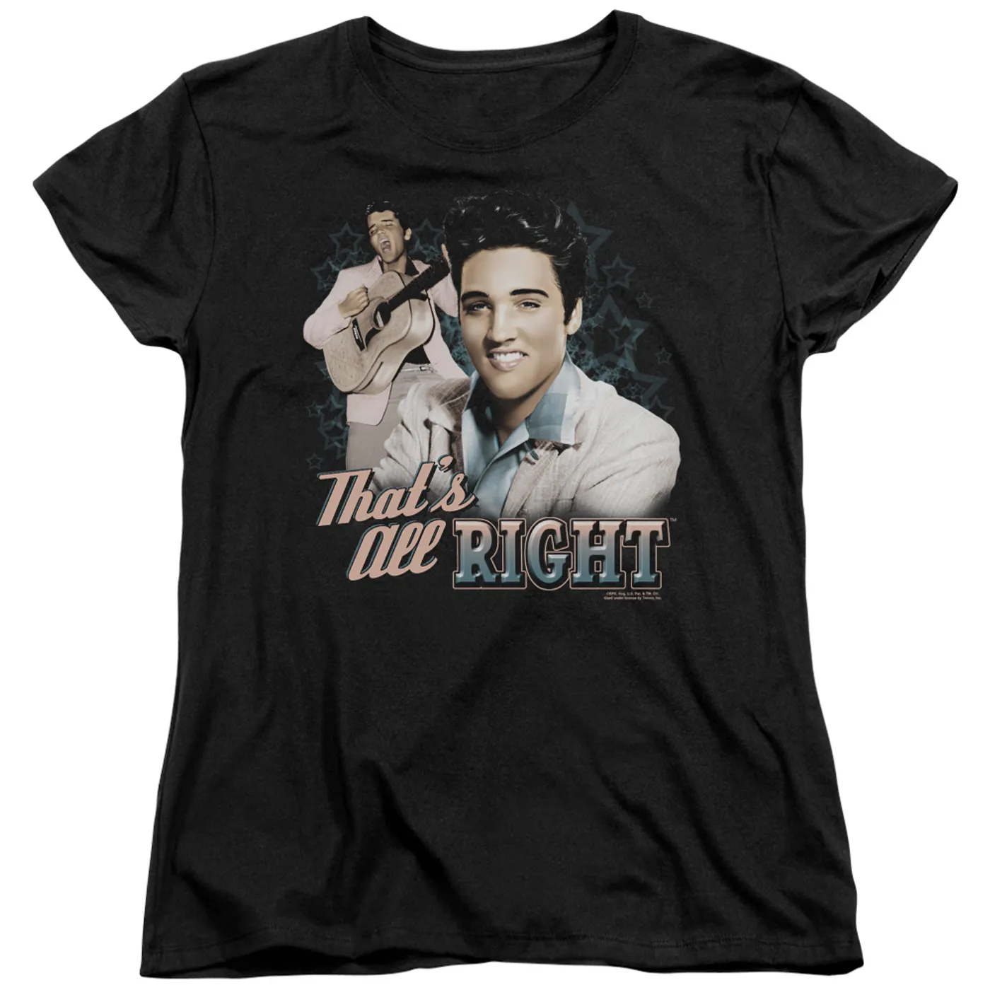 Elvis Presley Women's Shirt | THAT'S ALL RIGHT Ladies Tee