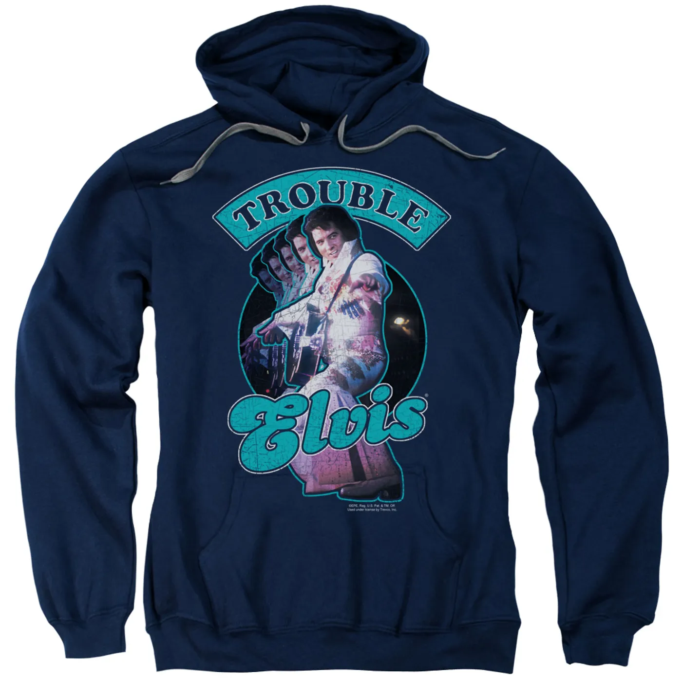 Elvis Presley Hoodie | TOTAL TROUBLE Pull-Over Sweatshirt