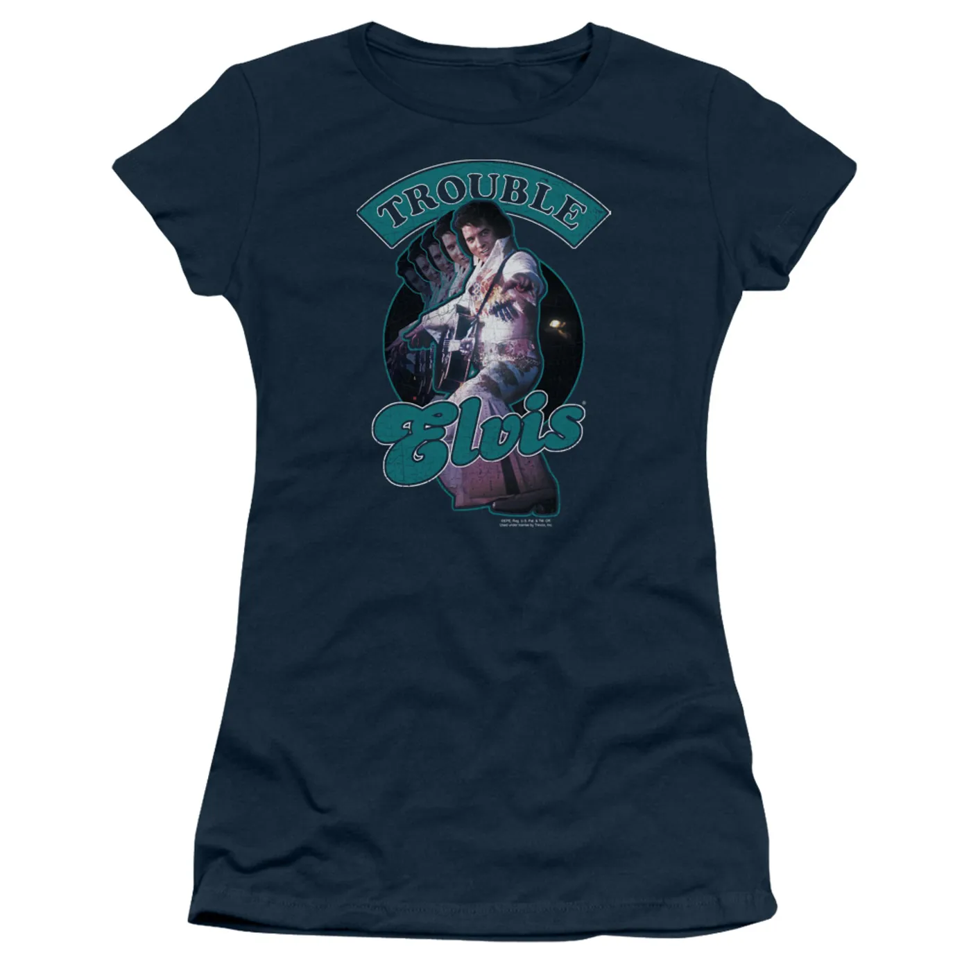 Elvis Presley Juniors Shirt | TOTAL TROUBLE Juniors T Shirt
