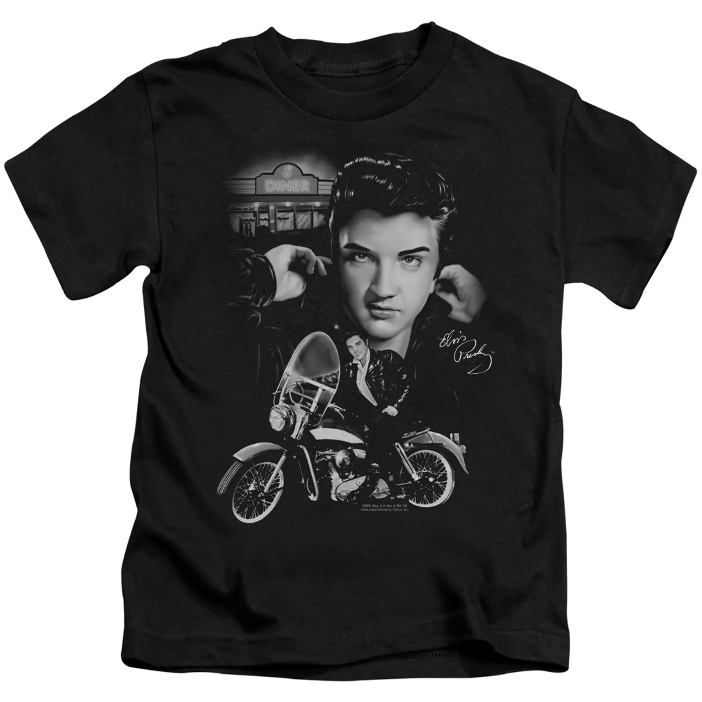 Elvis Presley Kids T Shirt | THE KING RIDES AGAIN Kids Tee