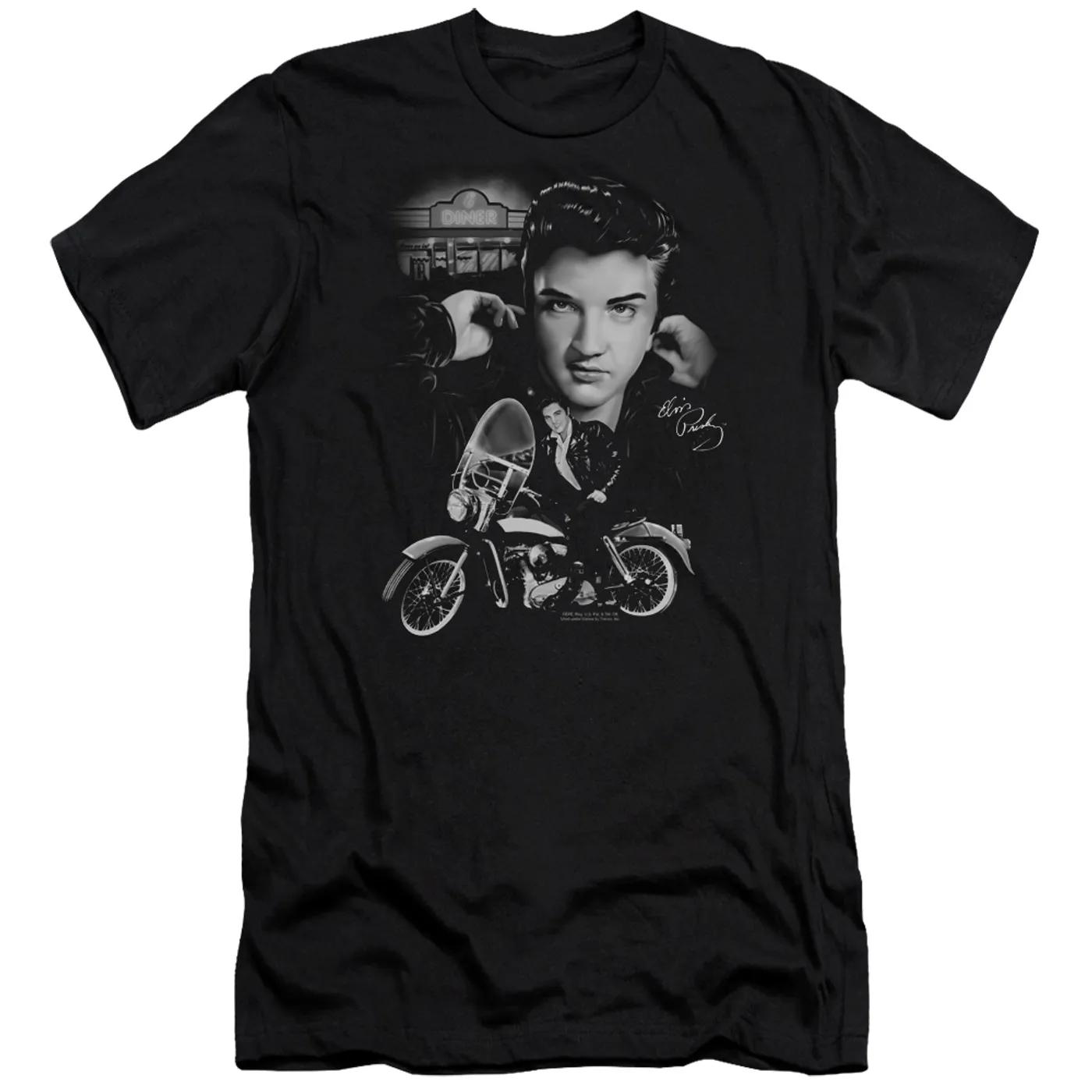 Elvis Presley Slim-Fit Shirt | THE KING RIDES AGAIN Slim-Fit Tee