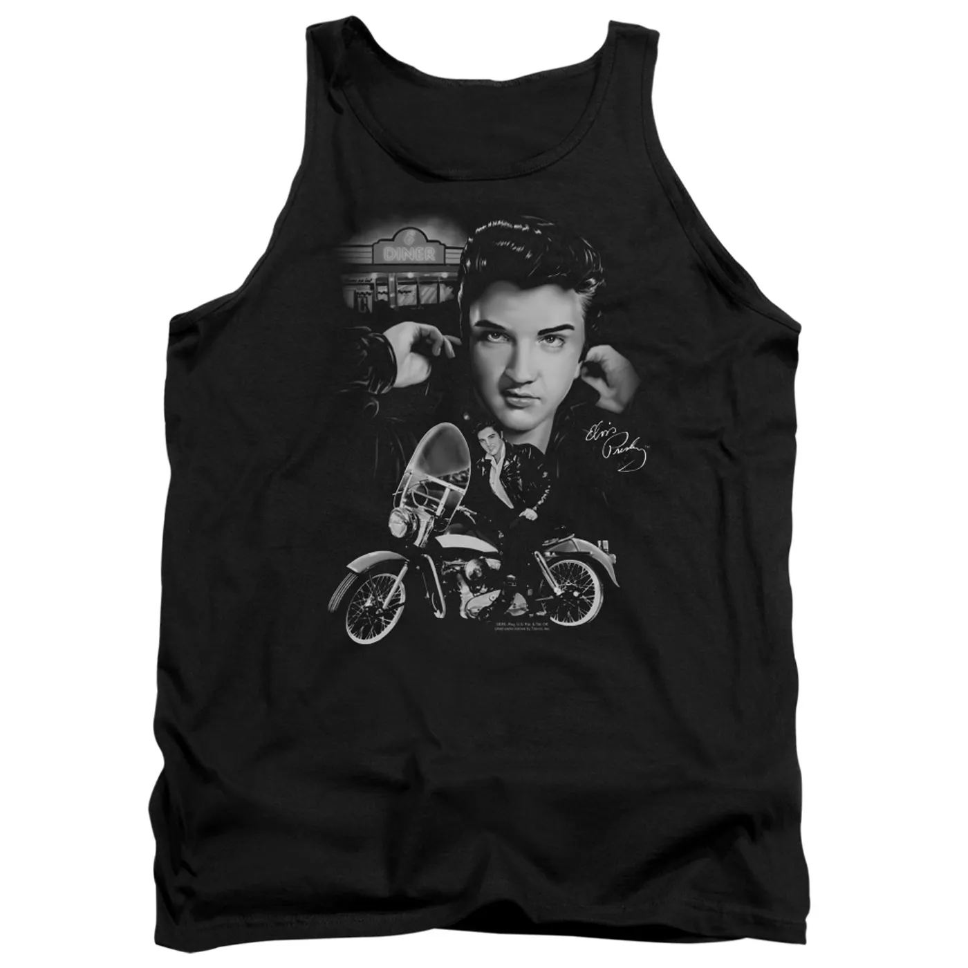 Elvis Presley Tank Top | THE KING RIDES AGAIN Sleeveless Shirt