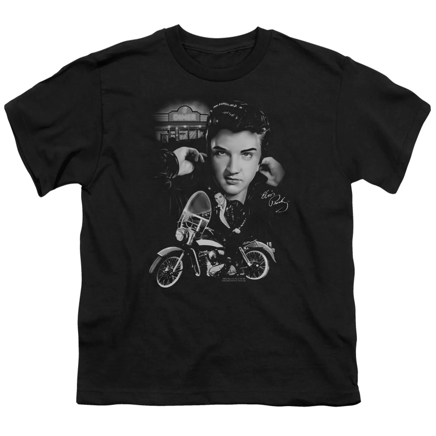 Elvis Presley Youth Tee | THE KING RIDES AGAIN Youth T Shirt