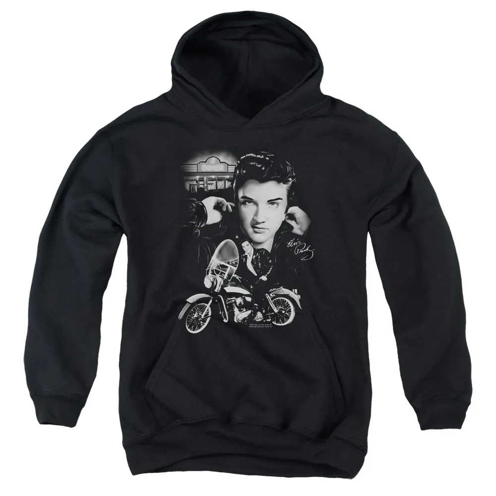 Youth Hoodie | THE KING RIDES AGAIN Pull-Over Sweatshirt