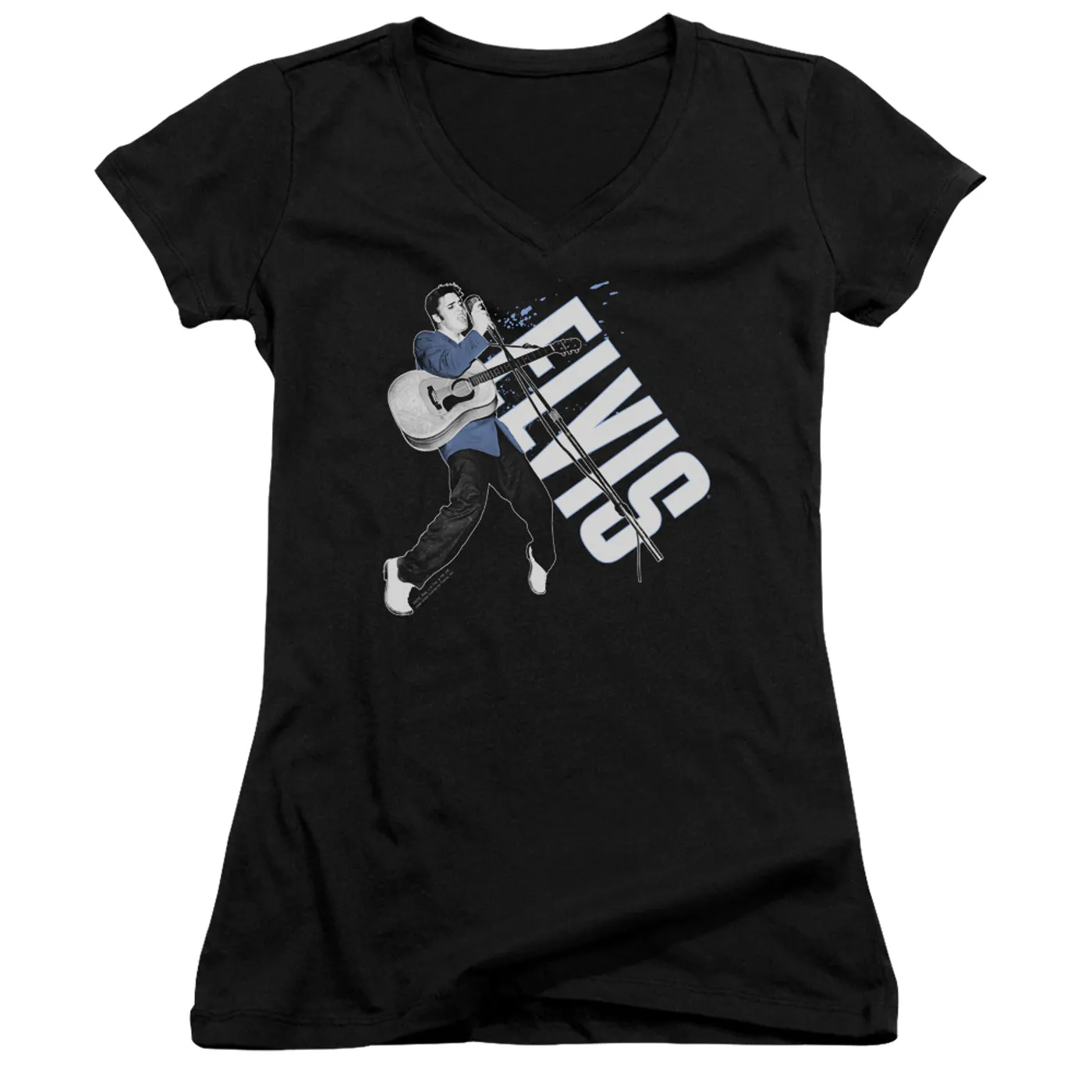 Elvis Presley Junior's V-Neck Shirt | ON HIS TOES Junior's Tee