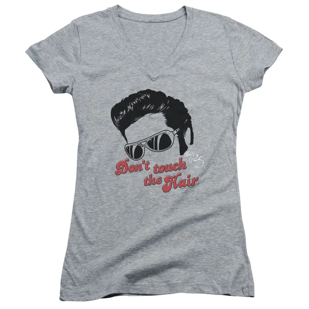 Junior's V-Neck Shirt | DON'T TOUCH THE HAIR 2 Junior's Tee