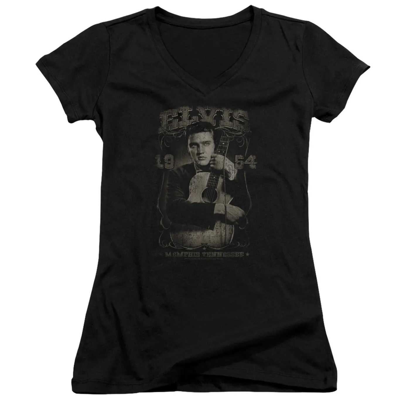 Elvis Presley Junior's V-Neck Shirt | 1954 Junior's Tee