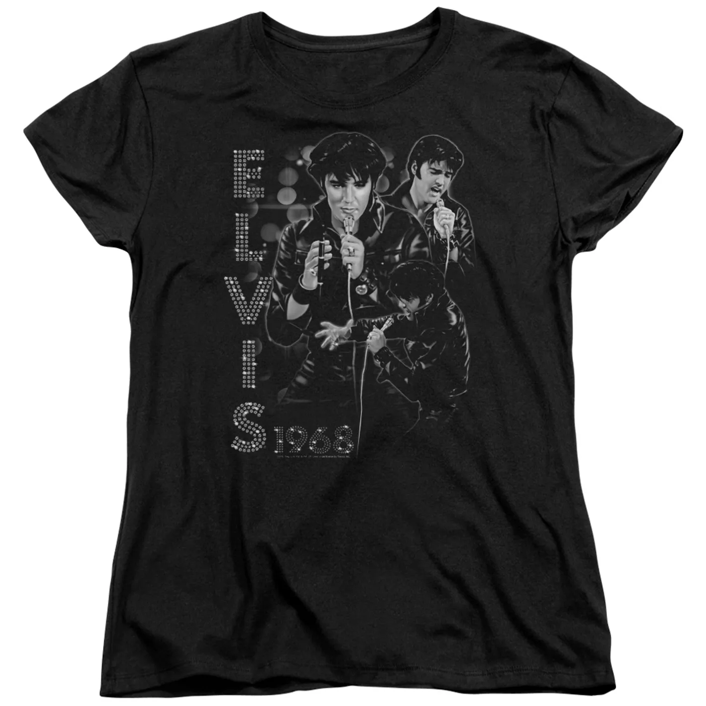 Elvis Presley Women's Shirt | LEATHERED Ladies Tee