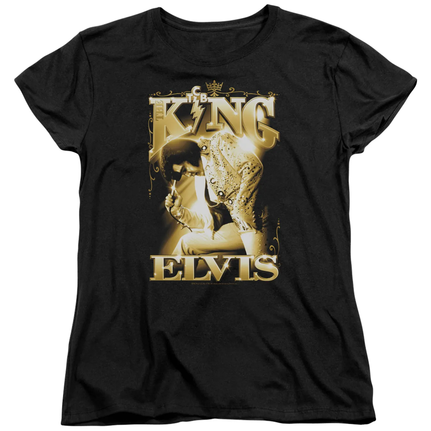 Elvis Presley Women's Shirt | THE KING Ladies Tee