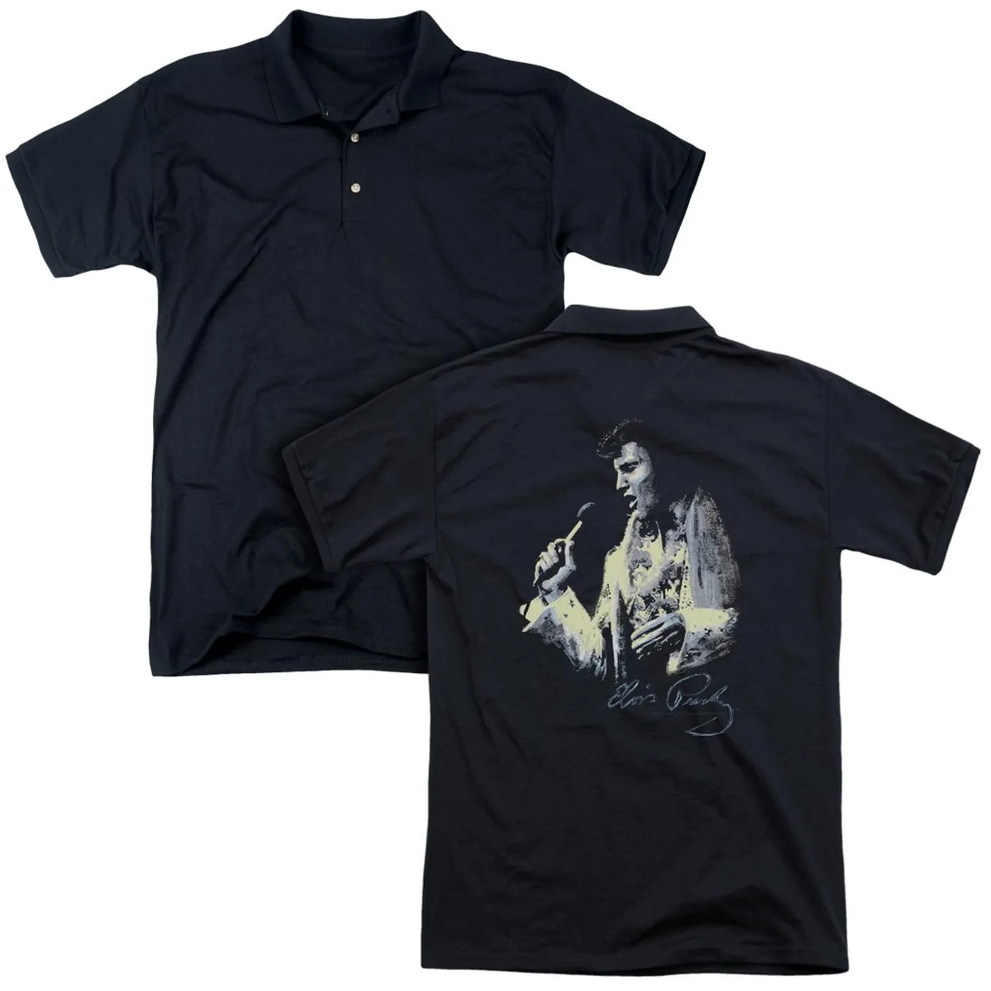 Elvis Presley PAINTED KING (BACK PRINT)