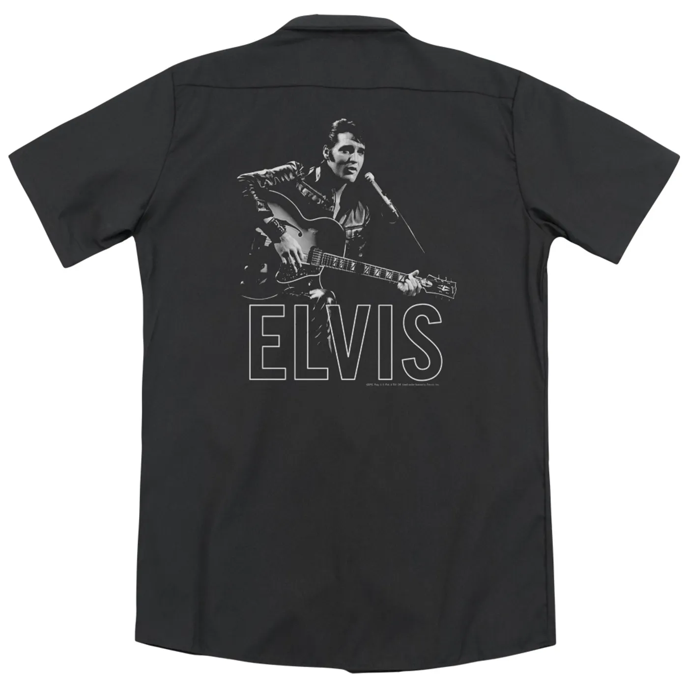 Elvis Presley GUITAR IN HAND (BACK PRINT)