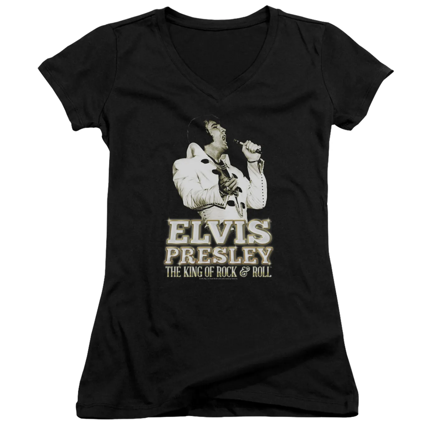 Elvis Presley Junior's V-Neck Shirt | GOLDEN Junior's Tee