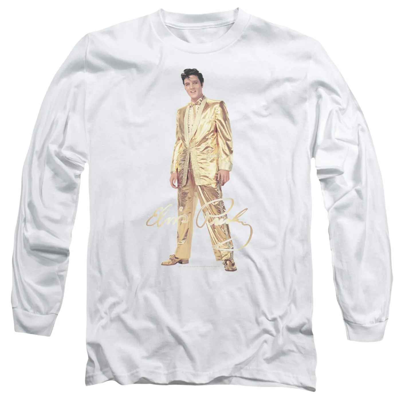 Elvis Presley T Shirt | GOLD LAME SUIT Premium Tee