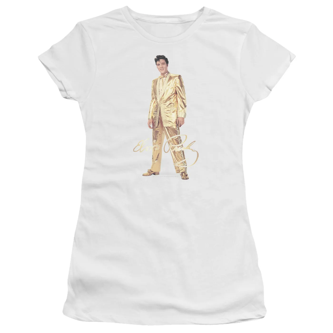 Elvis Presley Juniors Shirt | GOLD LAME SUIT Juniors T Shirt