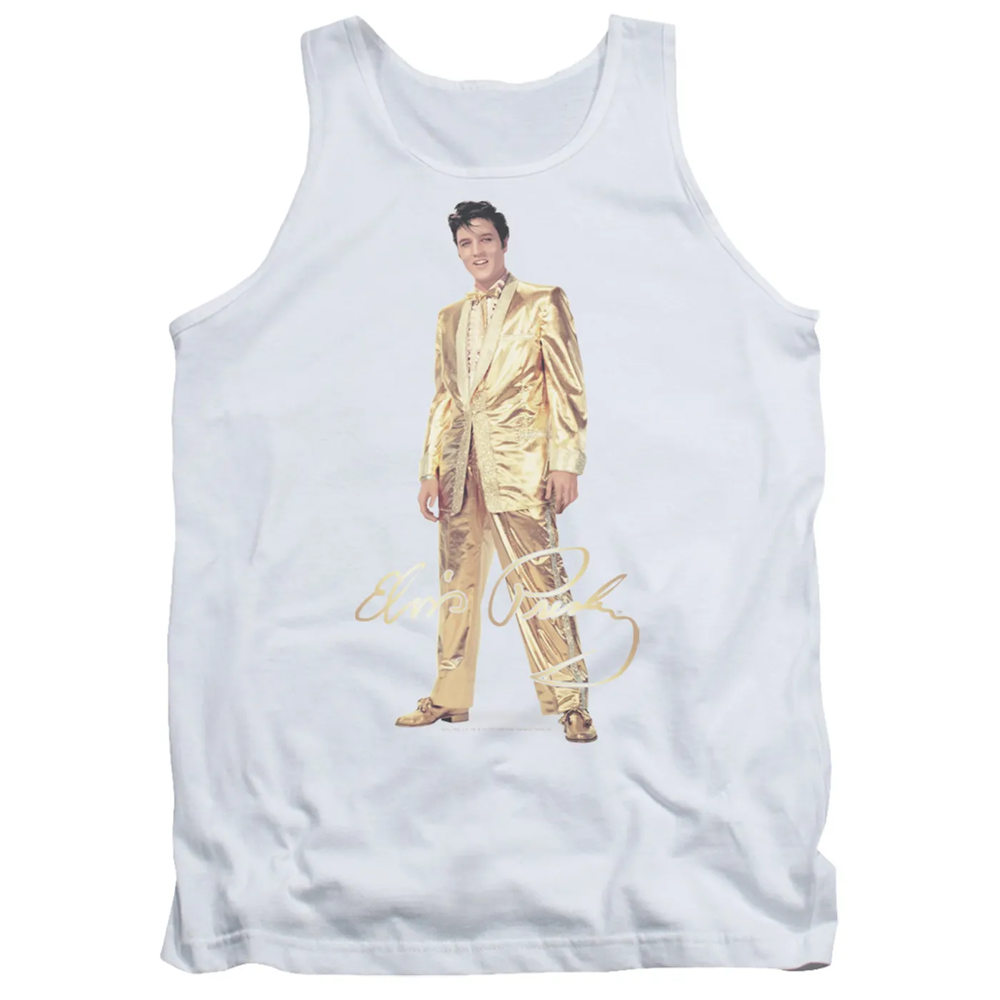 Elvis Presley Tank Top | GOLD LAME SUIT Sleeveless Shirt
