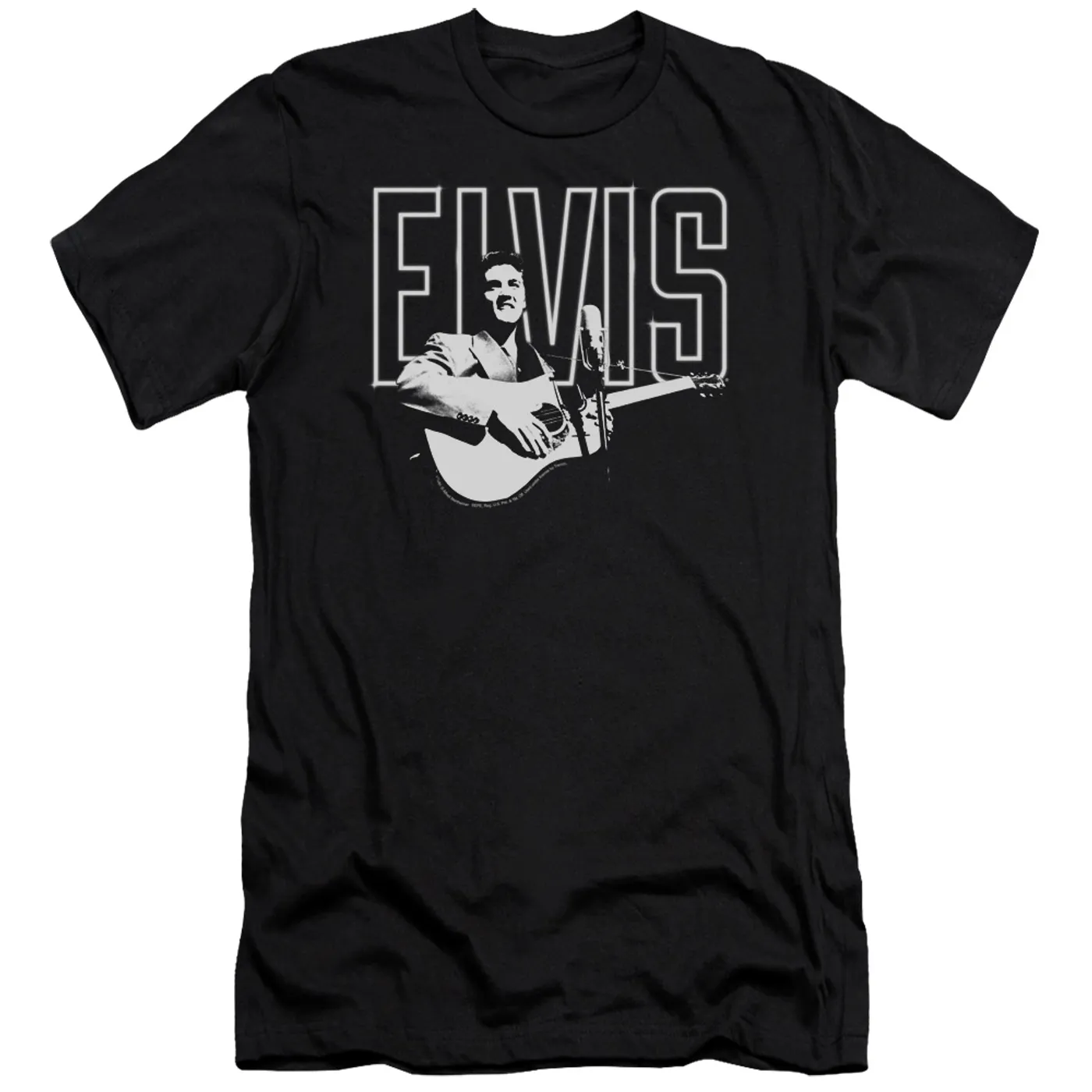 Elvis Presley Slim-Fit Shirt | WHITE GLOW Slim-Fit Tee