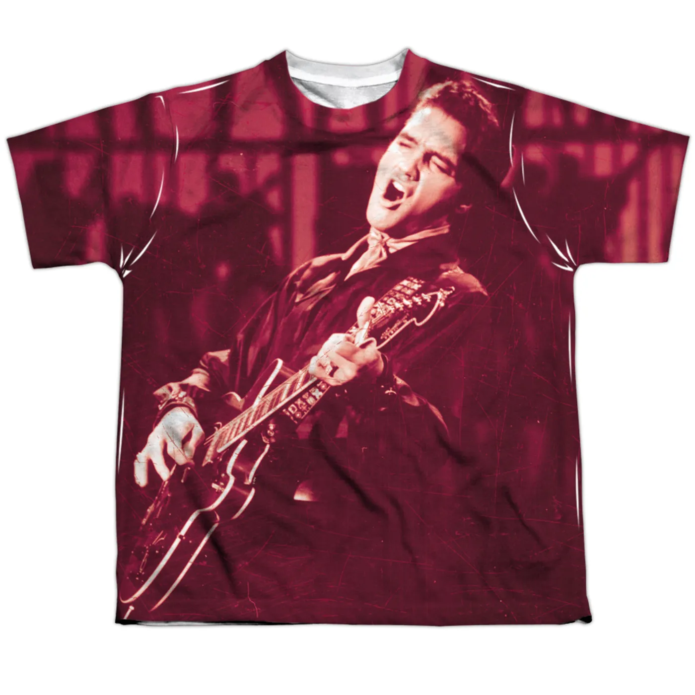 Elvis Presley Youth Shirt | SCRATCHED 68 Sublimated Tee