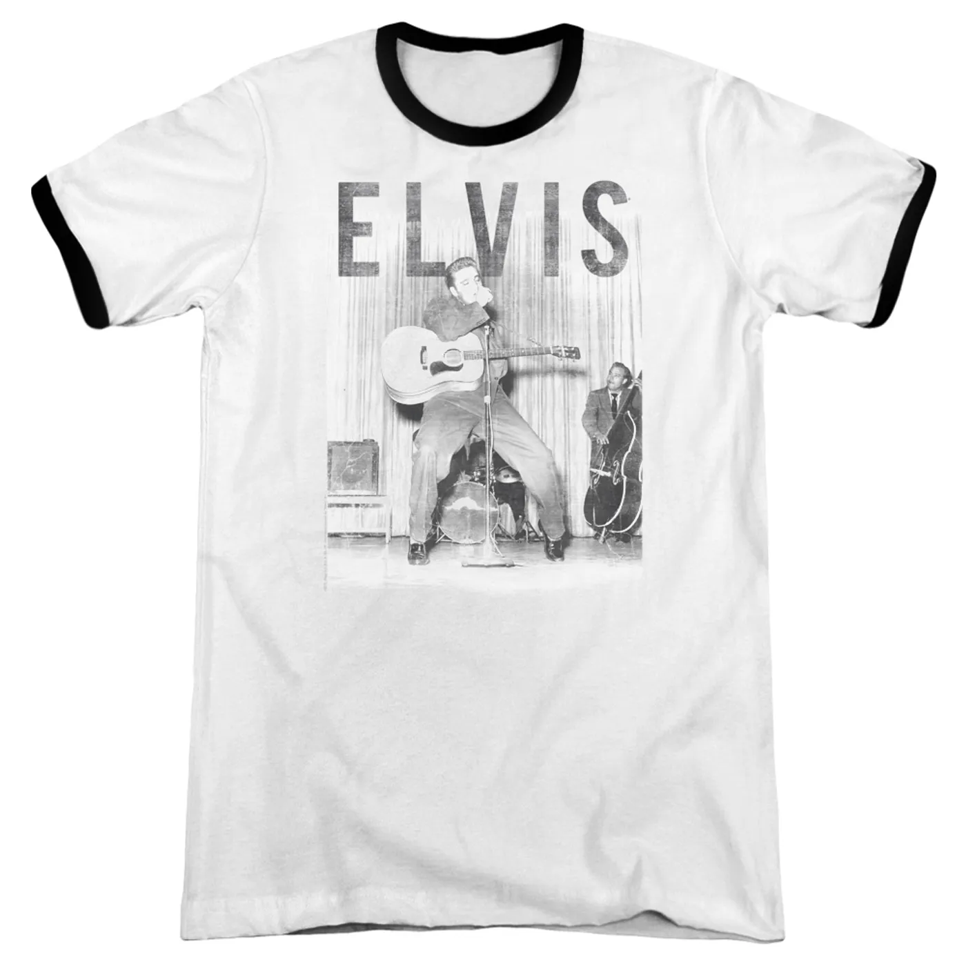 Elvis Presley Shirt | WITH THE BAND Premium Ringer Tee