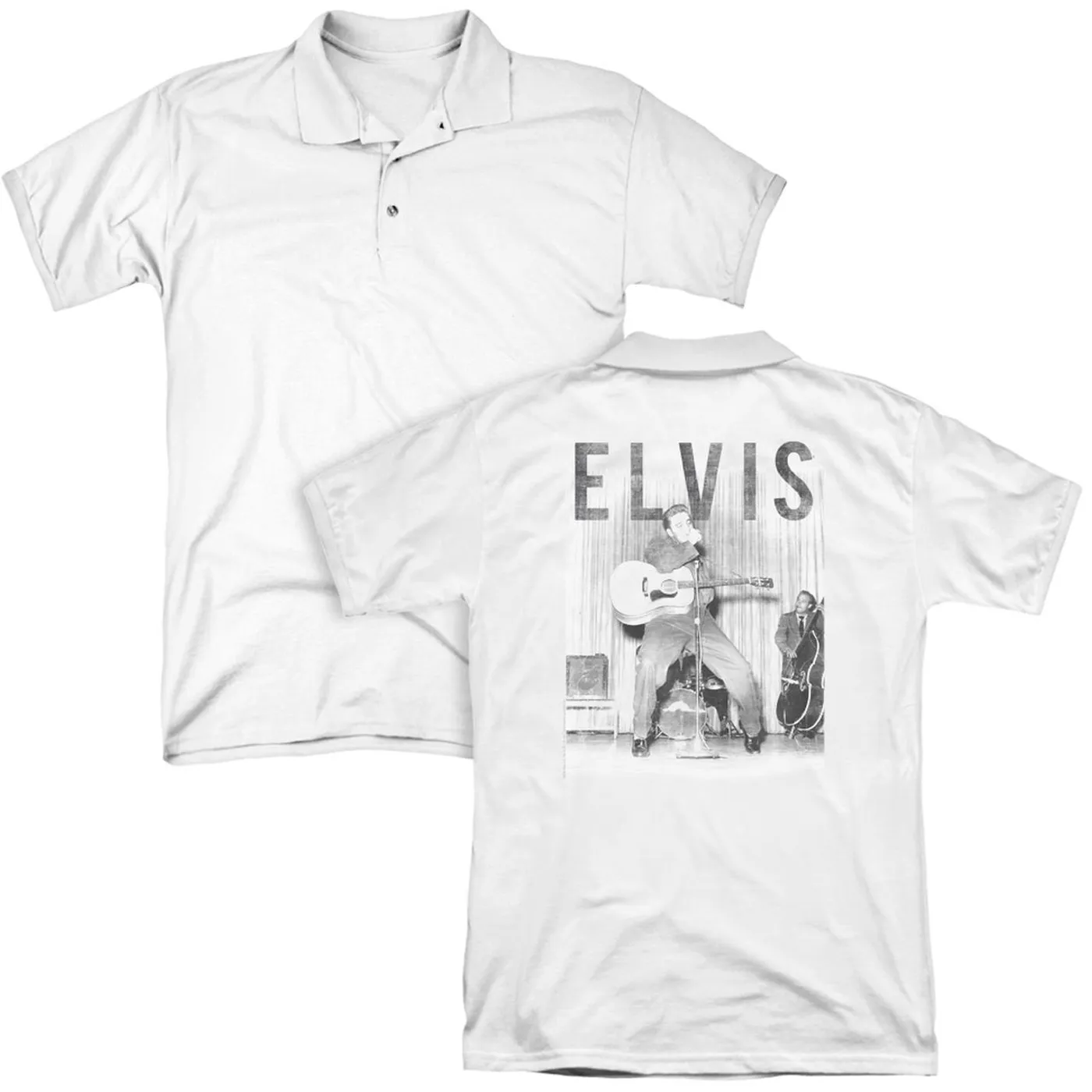 Elvis Presley WITH THE BAND (BACK PRINT)