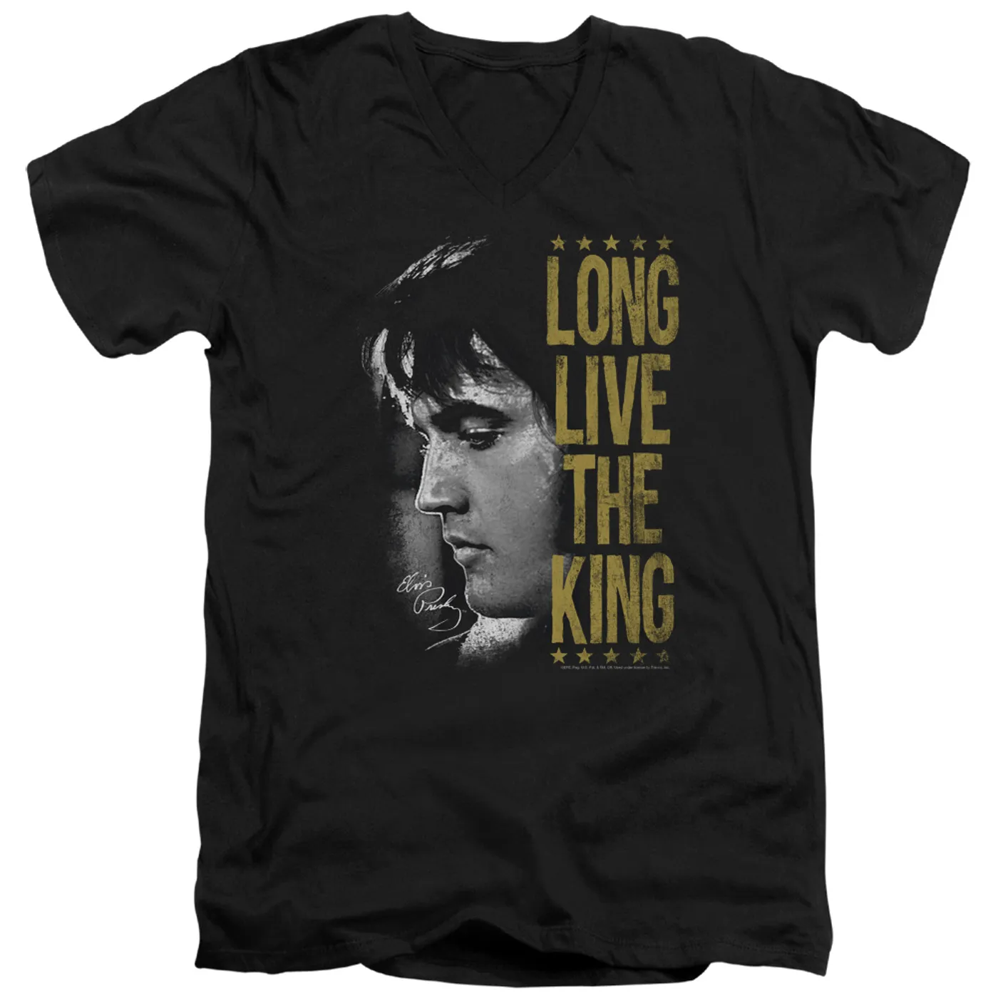 Elvis Presley T Shirt (Slim Fit) | LONG LIVE THE KING Slim-fit Tee