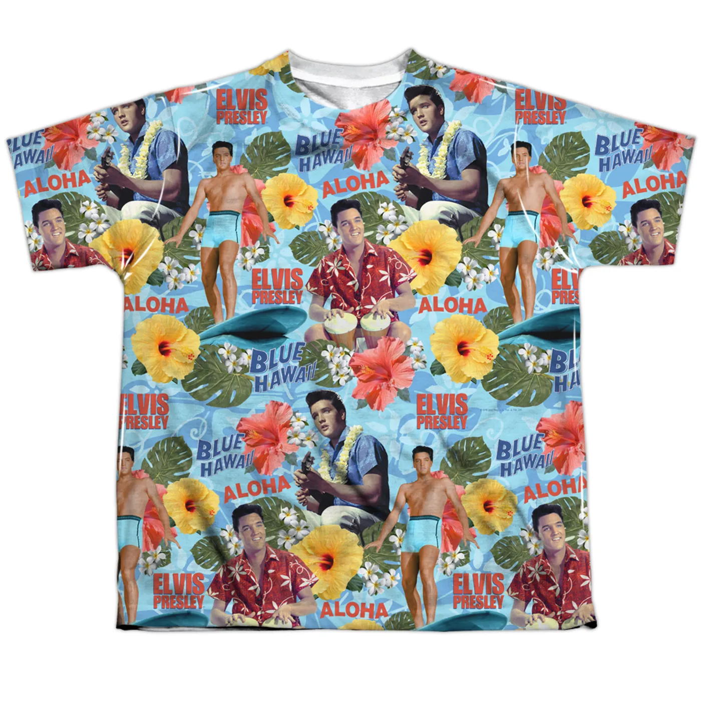 Elvis Presley Youth Shirt | SURF'S UP Sublimated Tee